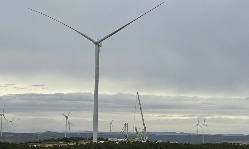 «Terminación del montaje de los Aerogeneradores del P.E. de la Herrada» «Terminación del montaje de los Aerogeneradores del P.E. de la Herrada»