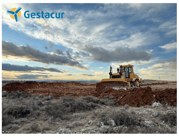 Gestacur, Adjudicatario del Contrato BOP de la Obra Civil y Red de Media Tensión del Parque Eólico El Castillar, en Algora, Guadalajara.